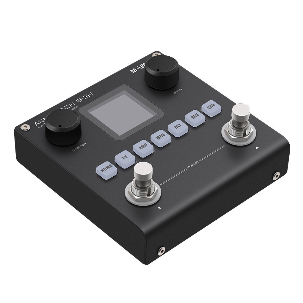 M-VAVE ANNBLACK BOX Amp Modeler Effects Processor 1.54" Screen for Guitar Bass