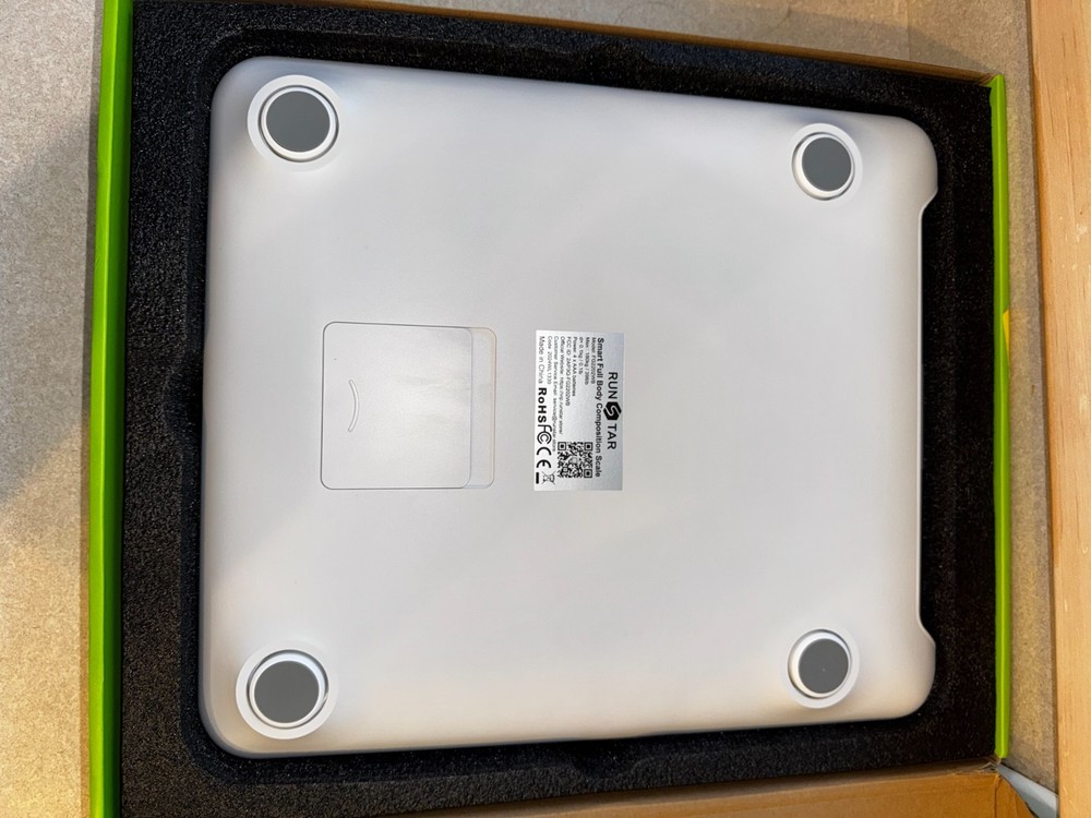 New! RunStar Advanced Body Comp Smart Scale, Full Body Scan 28 Components