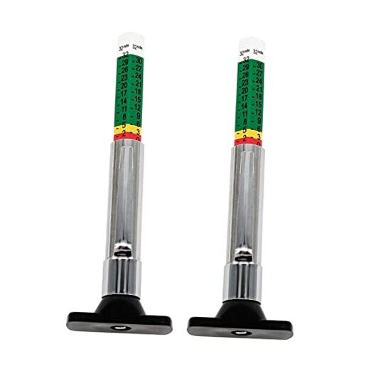 Tire Tread Depth Gauge, 2 Pack