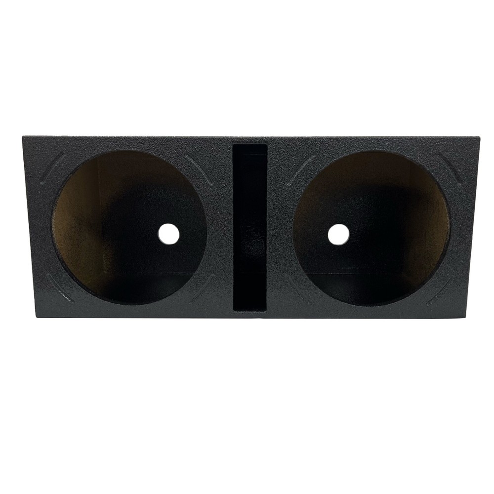 Subwoofer Box Dual 12 Inch Vented Ported Speaker Box Durable Bed Liner Spray