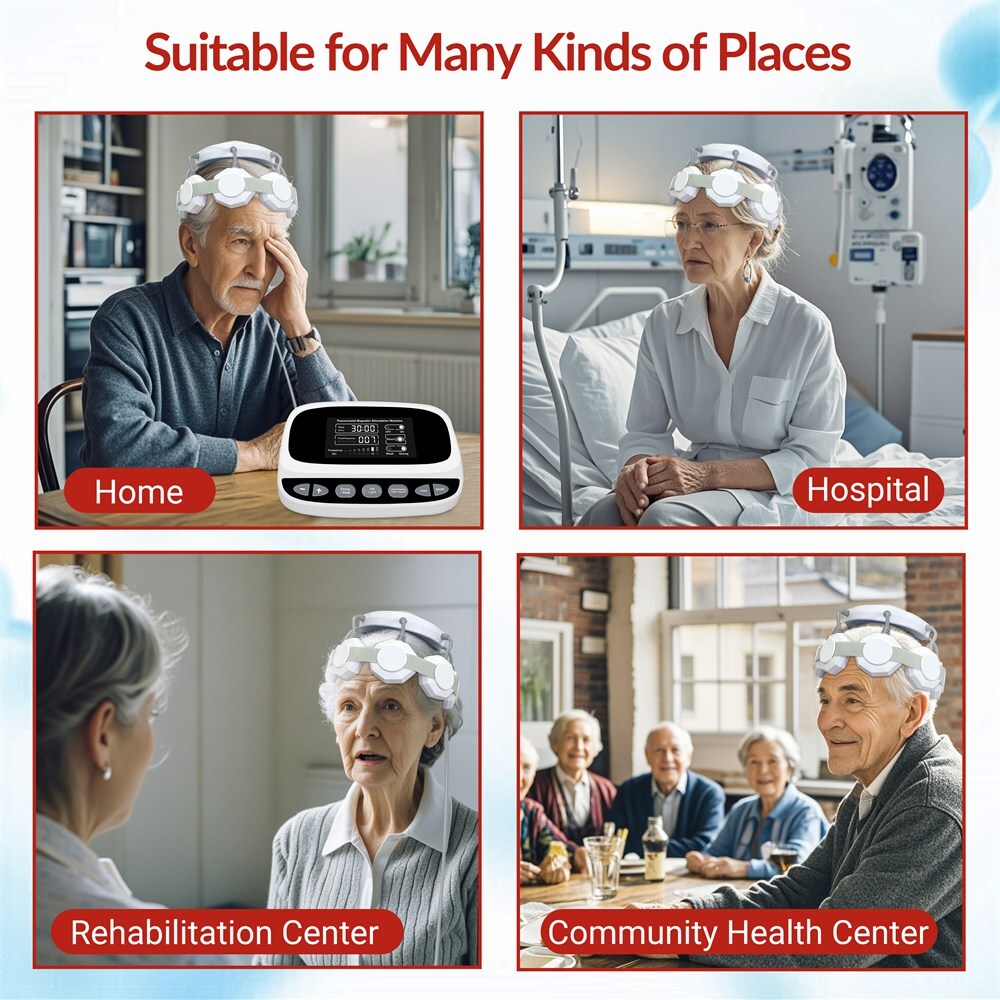 Brain Therapy Machine Deep Transcranial Magnetic Stimulation rTMS for Depression