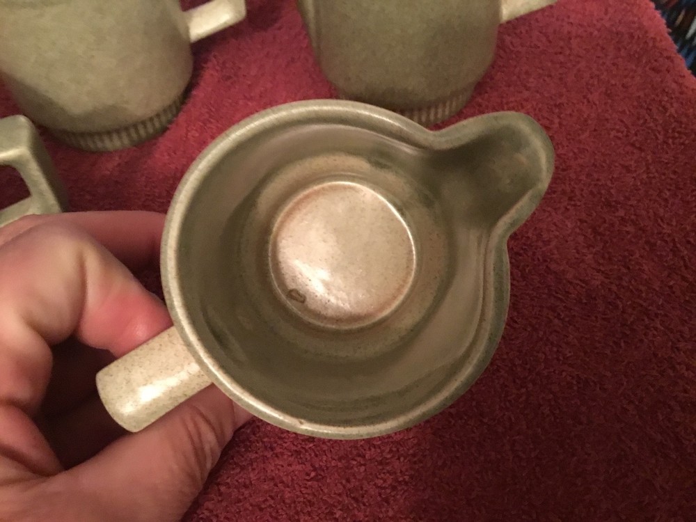 Pfaltzgraff Green Creamer Pichers