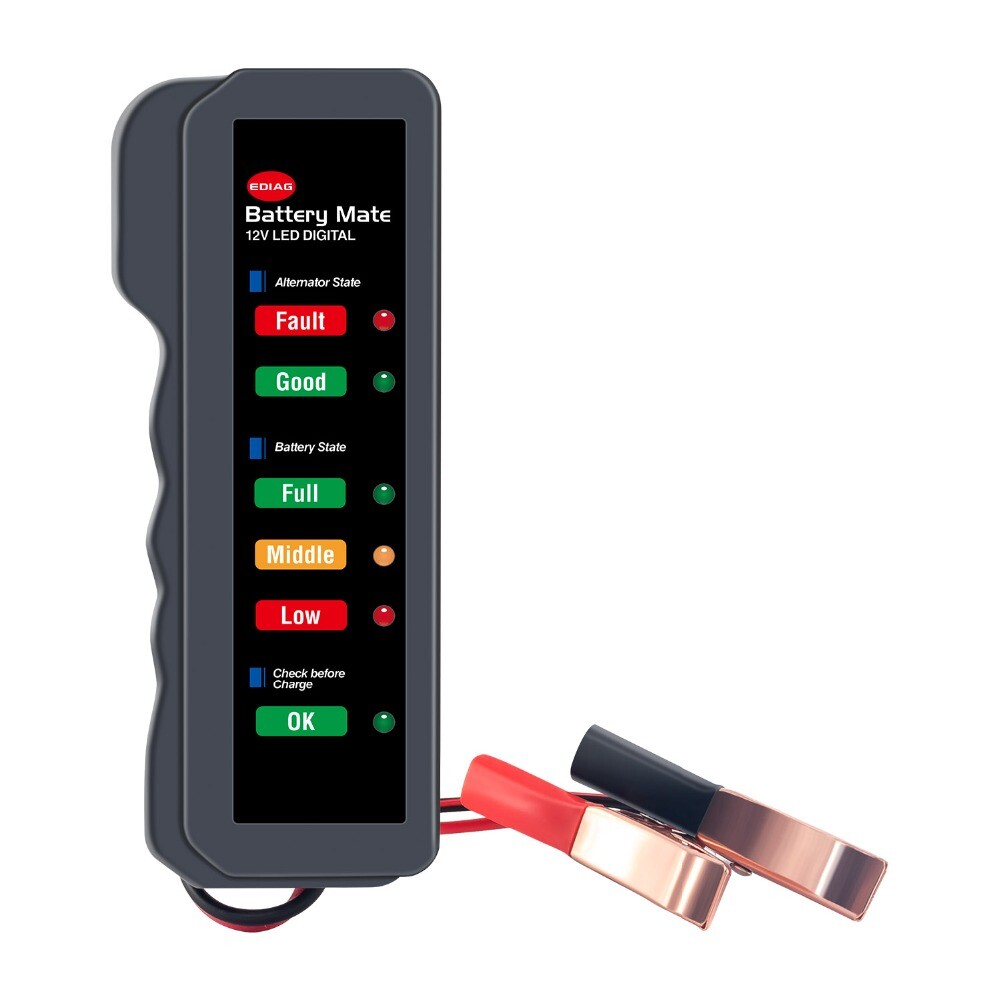 12V Battery Tester Load Tester Alternator Analyzer Car Diagnostic Test Tool Car