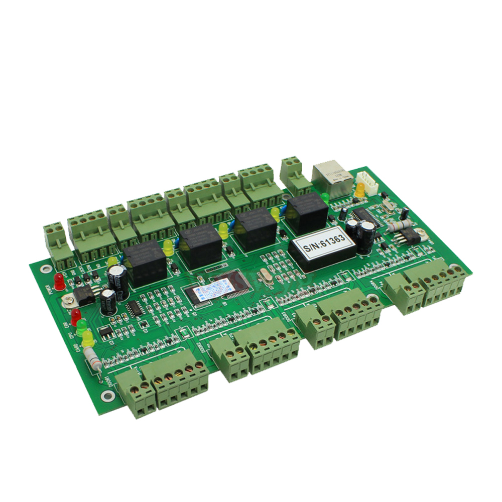4 Door 4 Reader Attendance RFID IC Door Access Controller Software TCP/IP DC12V