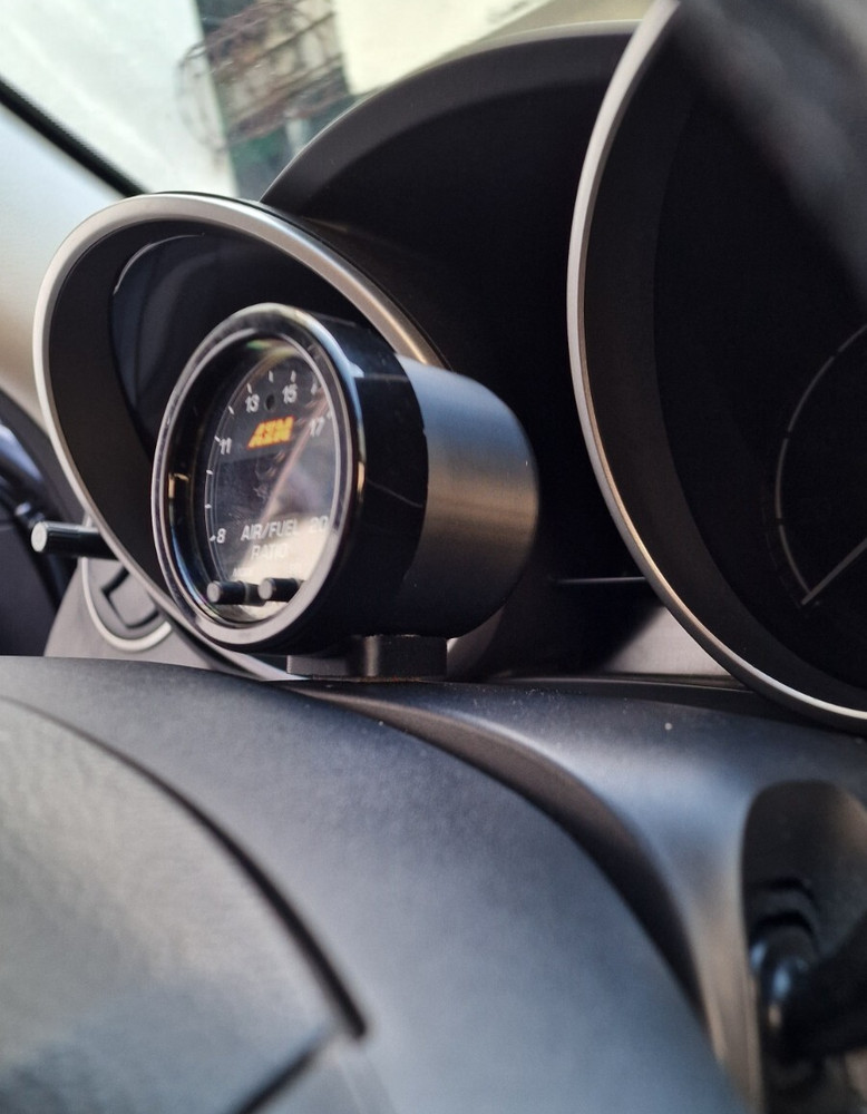 LOW PROFILE UNIVERSAL SINGLE GAUGE POD MOUNT 52MM | DASHBOARD | PILLAR | COLUMN