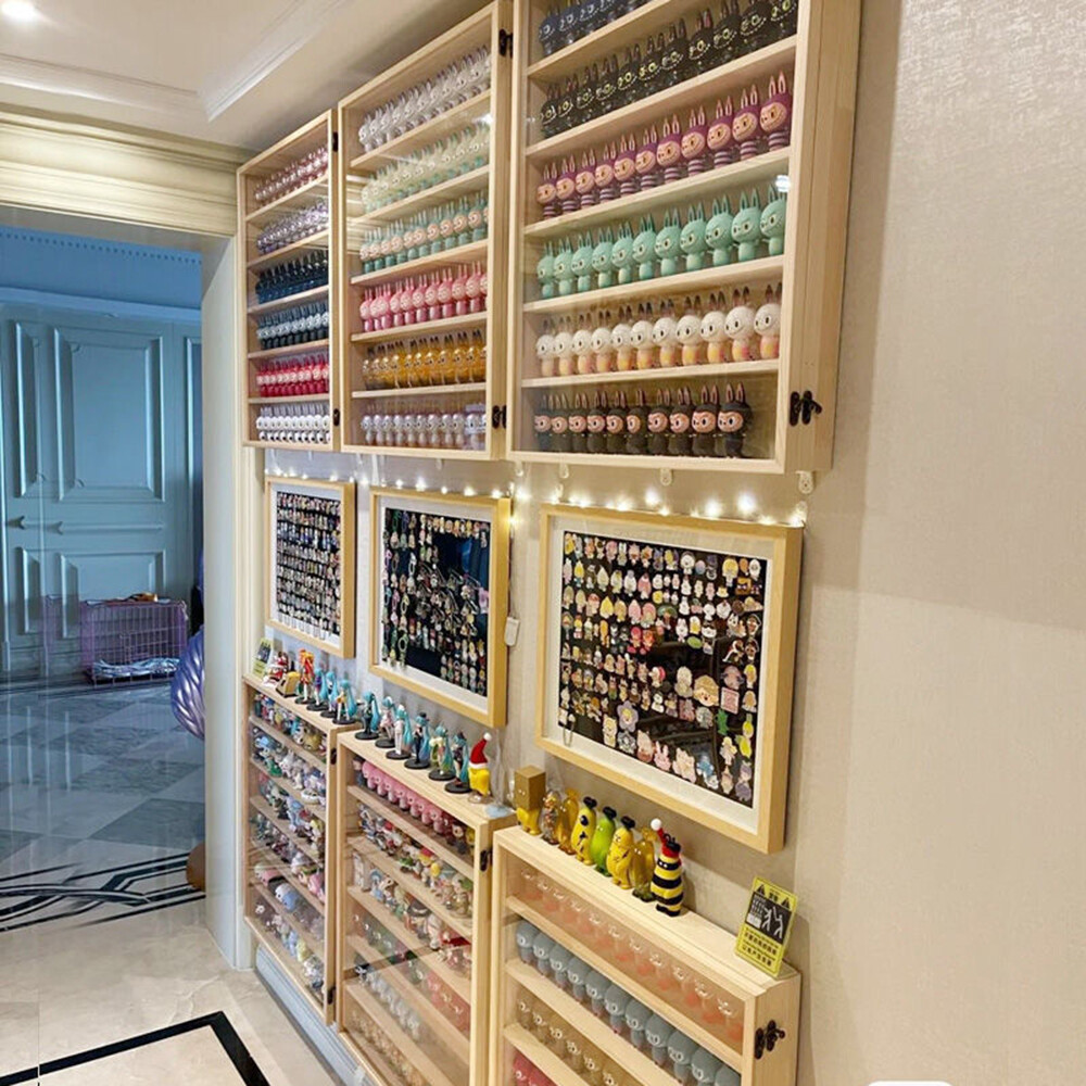 HOT 1/64 Scale Model Car Display Case Wall-Mounted Diecast Display Case Storage