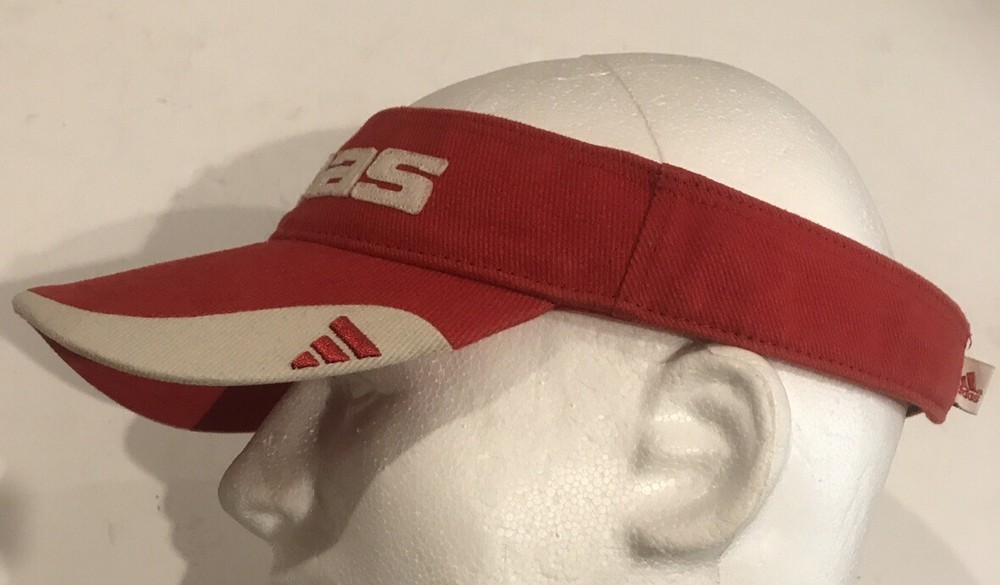 Red Adidas Golf  Hat Cap Visor