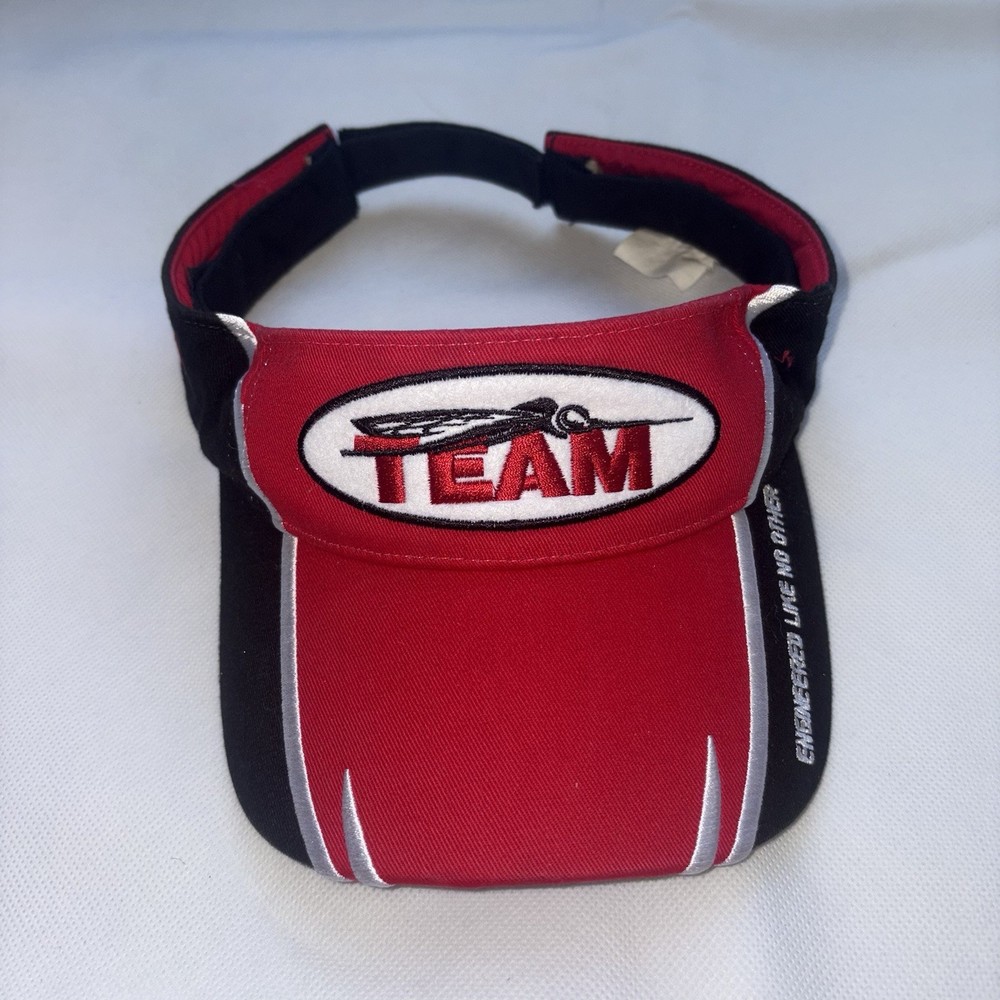 Skeeter Performance Fishing Boat Visor Adjustable Size Strap Red