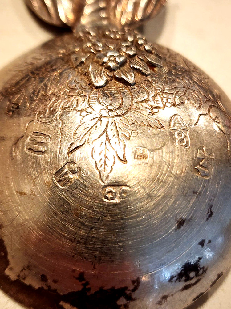 Beautiful 1850's Hanau Germany 800 Silver Spoon