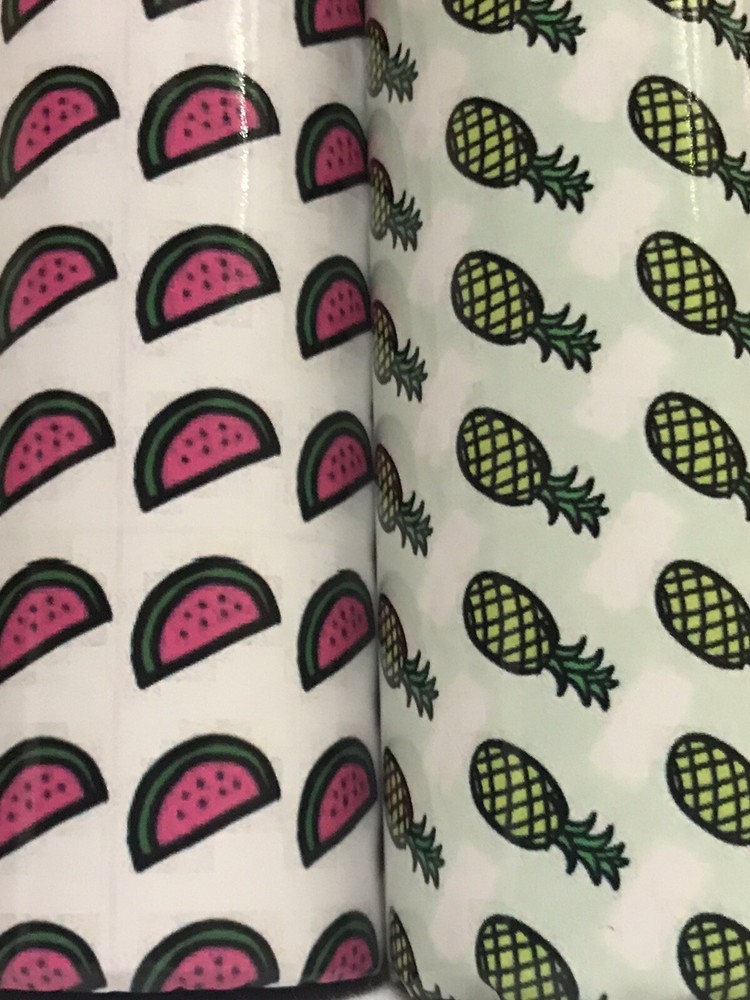 Lint Rollers 2 Pack, 40 sheets each Pineapples & Watermelons