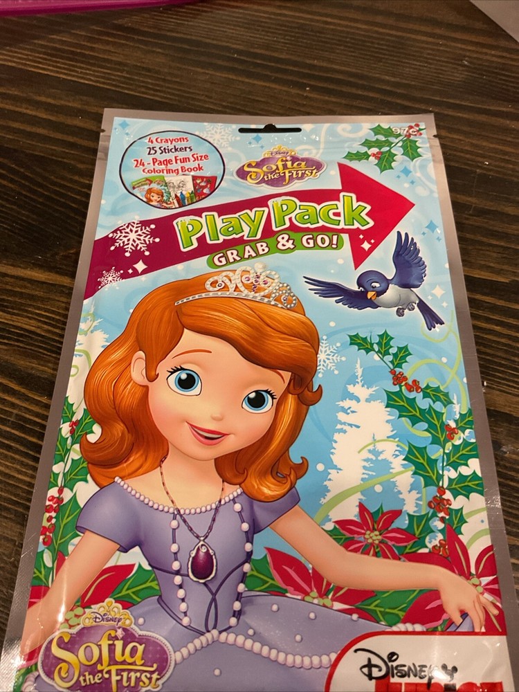 NEW SEALED~Disney Junior Sofia The First Grab & Go Play Pack~Great For Stocking