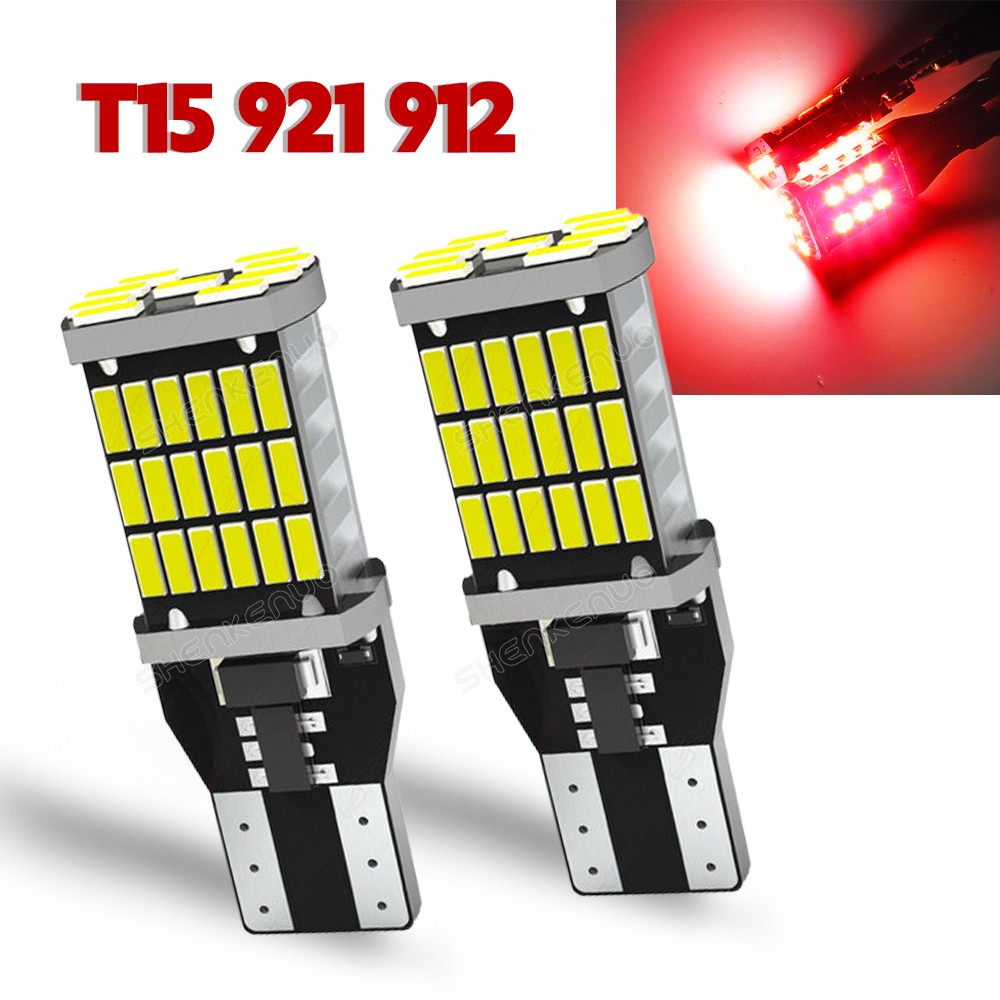 Red 921 W16W LED Reverse Backup Light Bulbs for 2000-2021 2022 Toyota Corolla