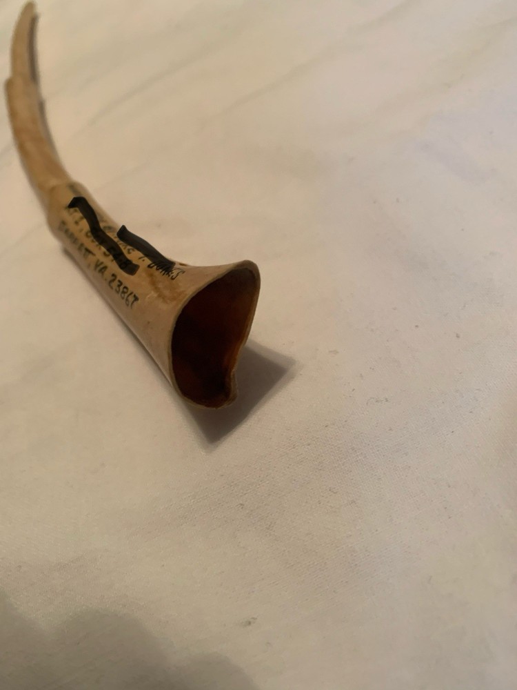 Handmade Wing Bone Turkey Call Nottoway River Good Condition