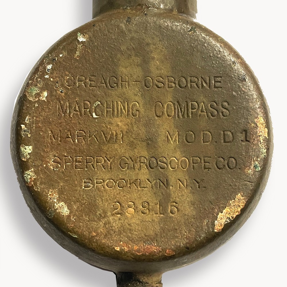 Authentic WWI-Era Creagh-Osbourne Marching Compass, Mark VII, Mod. D1 #28816