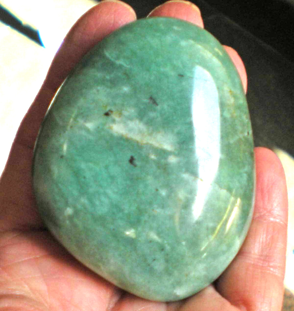 Amazonite Palmstone - Madagascar sc894f