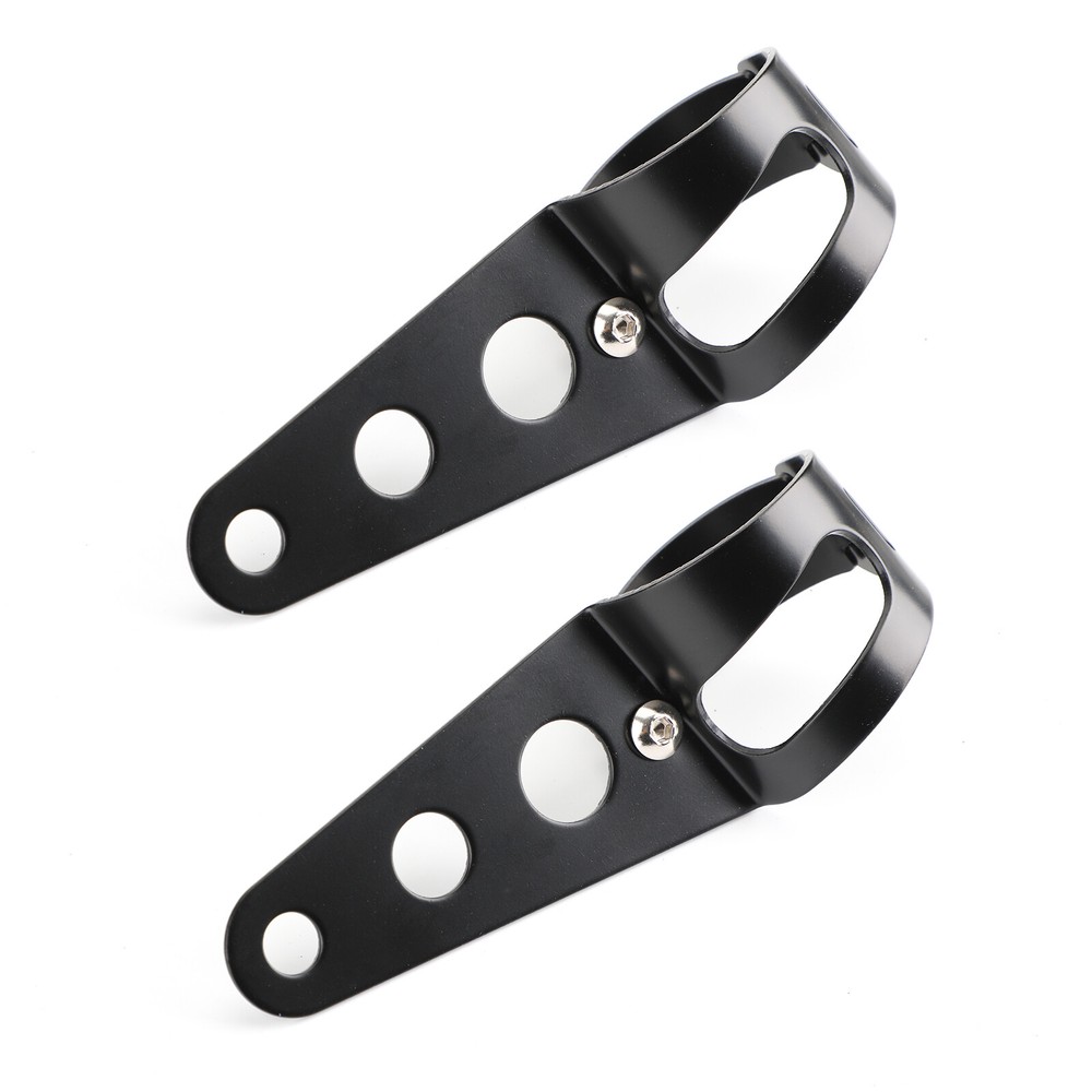 43-50mm Fork Black Headlight Bracket Universal Headlamp Mount Holder Motorcycle