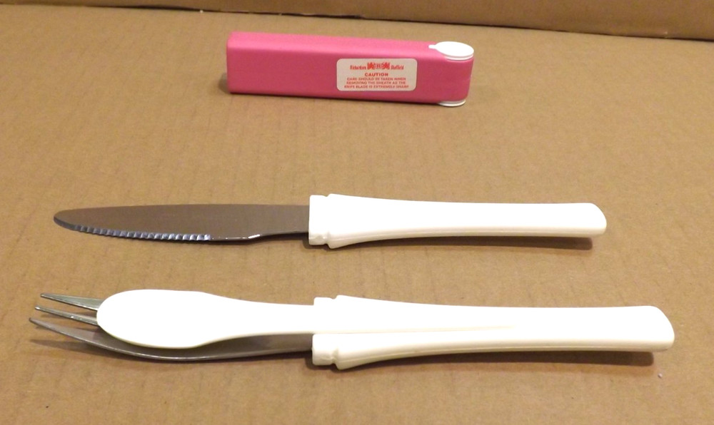 Sheffield England Plastic Travel Camping Flatware Cutlery Set