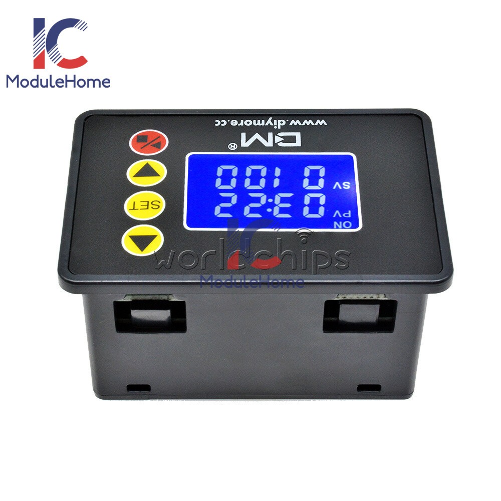 AC110~220V 1.37"LCD Microcomputer Time Controller Timing Module 10A 0000~9999S