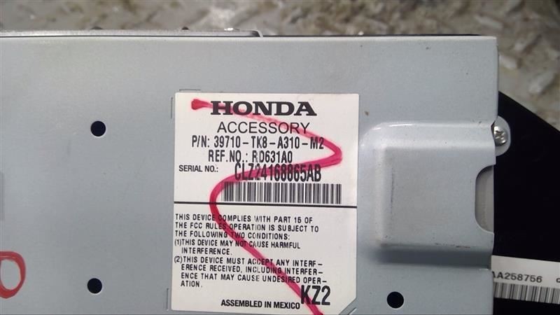 Info-GPS-TV Screen Display Screen Dash Mounted EX Fits 11-13 ODYSSEY 869620