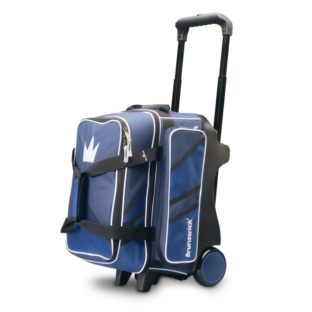 Brunswick Quest 2 Ball Roller Bowling Bag Blue