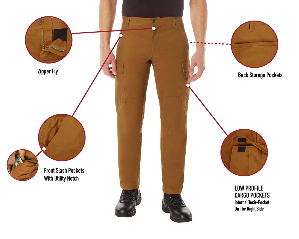 Rothco Active Flex Canvas Work Pant 62081 - 42x32