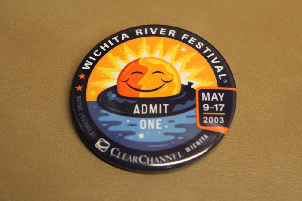 2003 Wichita River Festival Pinback Button