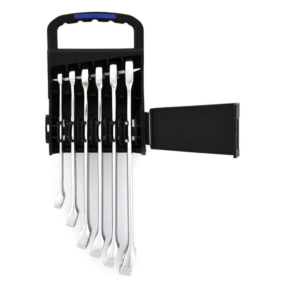 Hyper Tough 6-Piece Metric Combination Wrench Tool Set, Hand Tools
