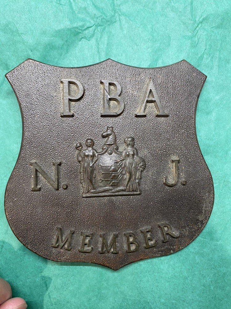 Vintage Large Bronze PBA Member Plaque