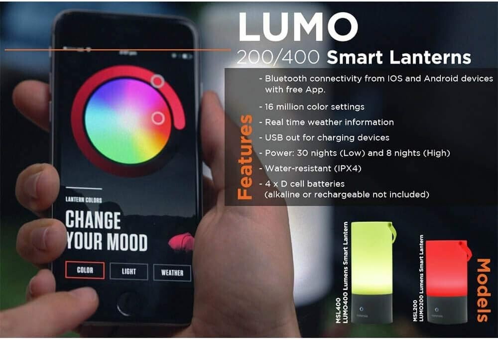 Motorola LUMO400 Smart Lantern with Bluetooth