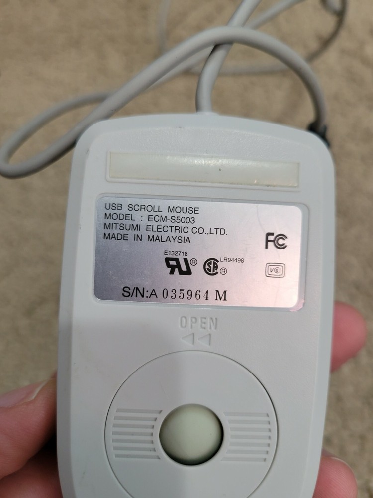 USB Scroll Mouse ECM-S5003