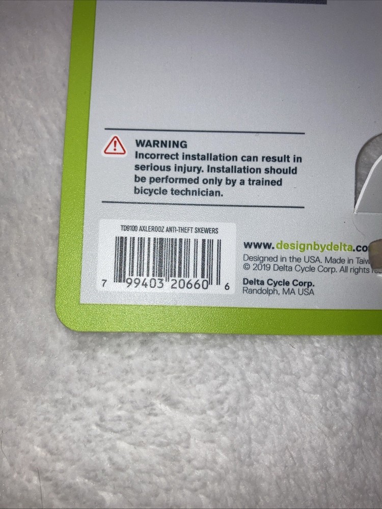 Delta Anti-theft Skewers