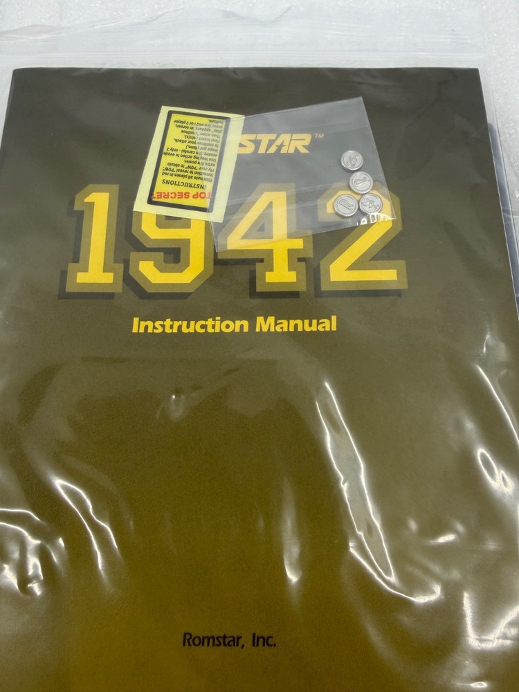 Romstar Replicade Capcom 1942 1:6th Scale 2 Player Mini Arcade Cabinet