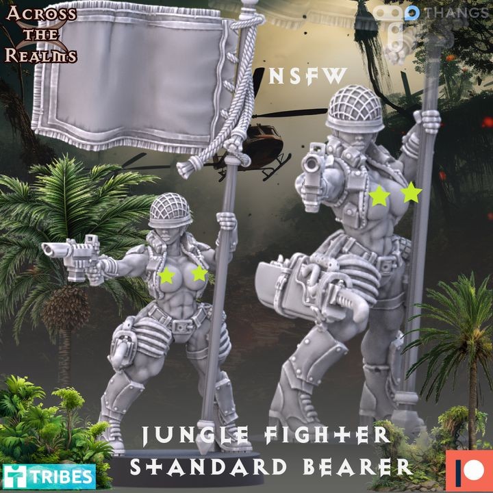 JUNGLE FIGHTERS STANDARD BEARER V2 (PIN-UP)