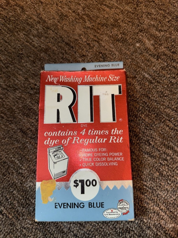 NOS Vintage RIT Dye Evening Blue