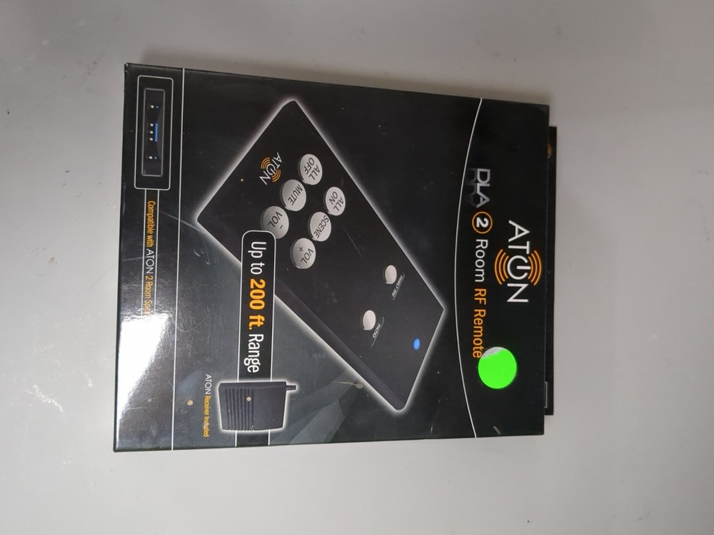 ATON DLA2 Multi-Zone 2-Room Speaker Selector RF Remote 200ft Open Box