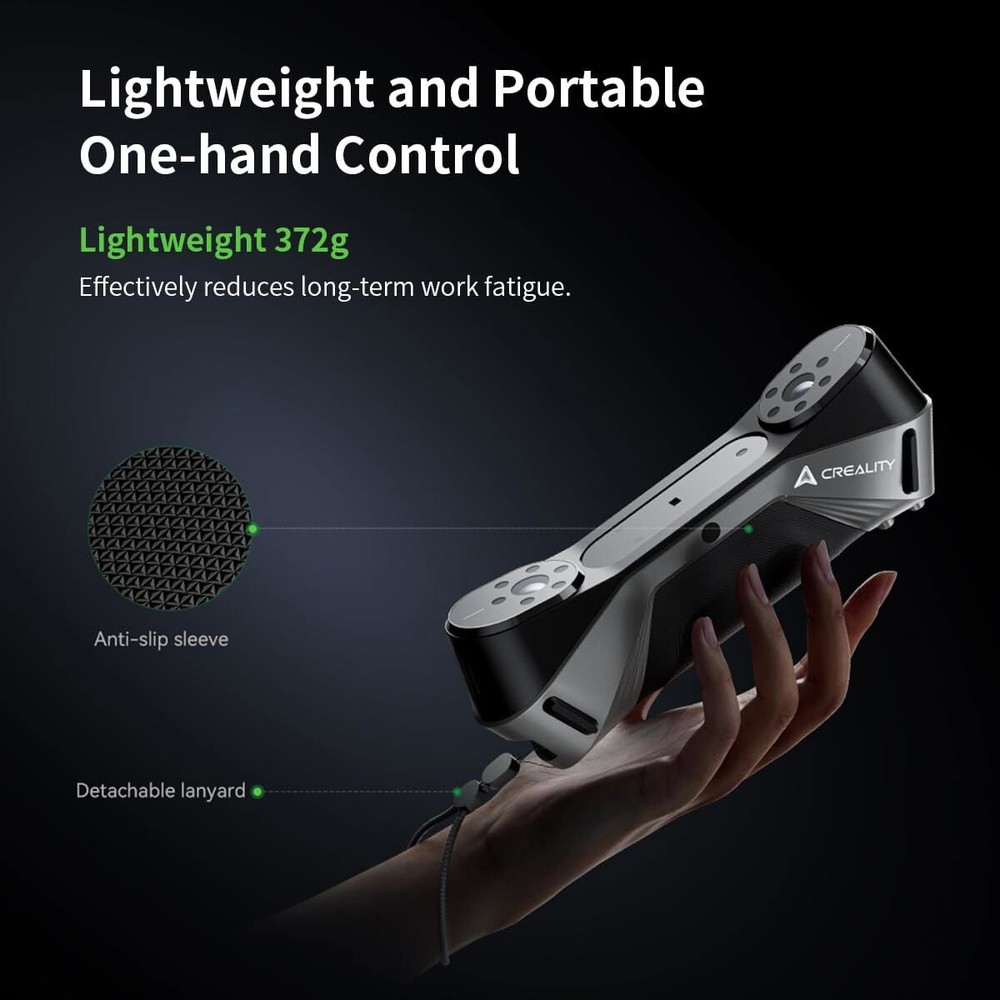 Creality CR-Scan Raptor 3D Scanner Multiple-line 60FPS for 5-2000mm Objects US