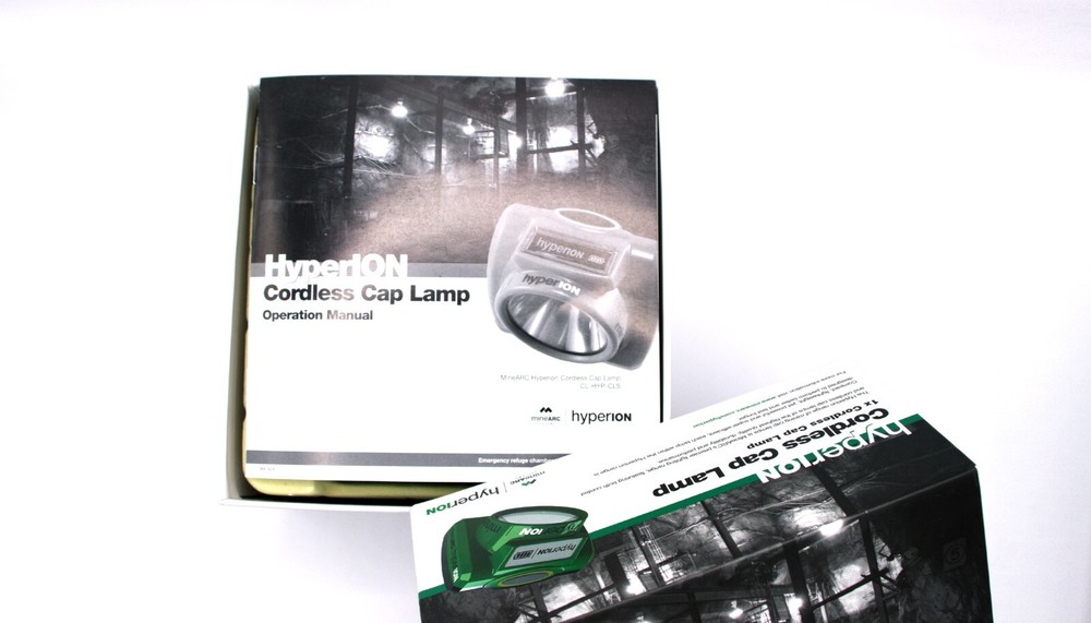 Cordless Rechargeable Mining Cap Lamp with LED bulb - MineARC Systems HyperION