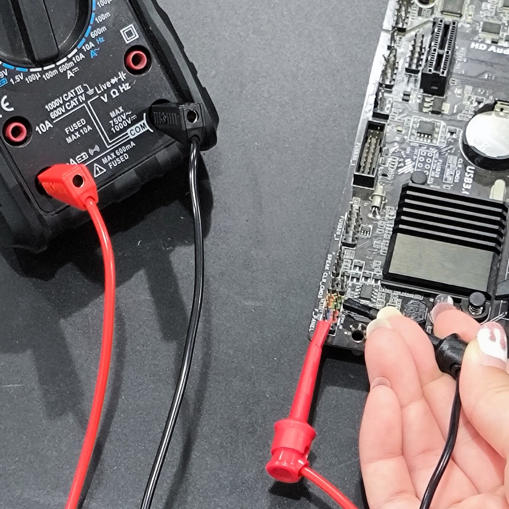 Silicone Multimeter Test Leads Kit 25PCS with Replaceable Gold-Plated Probe