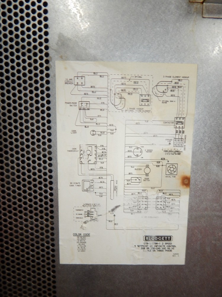 Blodgett CTB Premium Series Replacement Base Unit Half Size Electric Convection