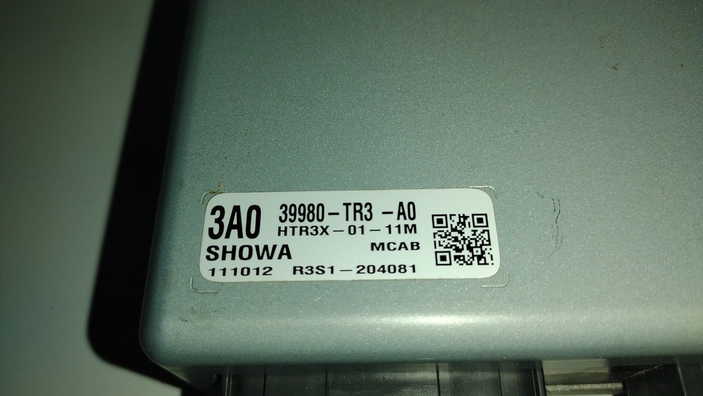 2012 Honda Civic EPS module 39980-TR3-A0