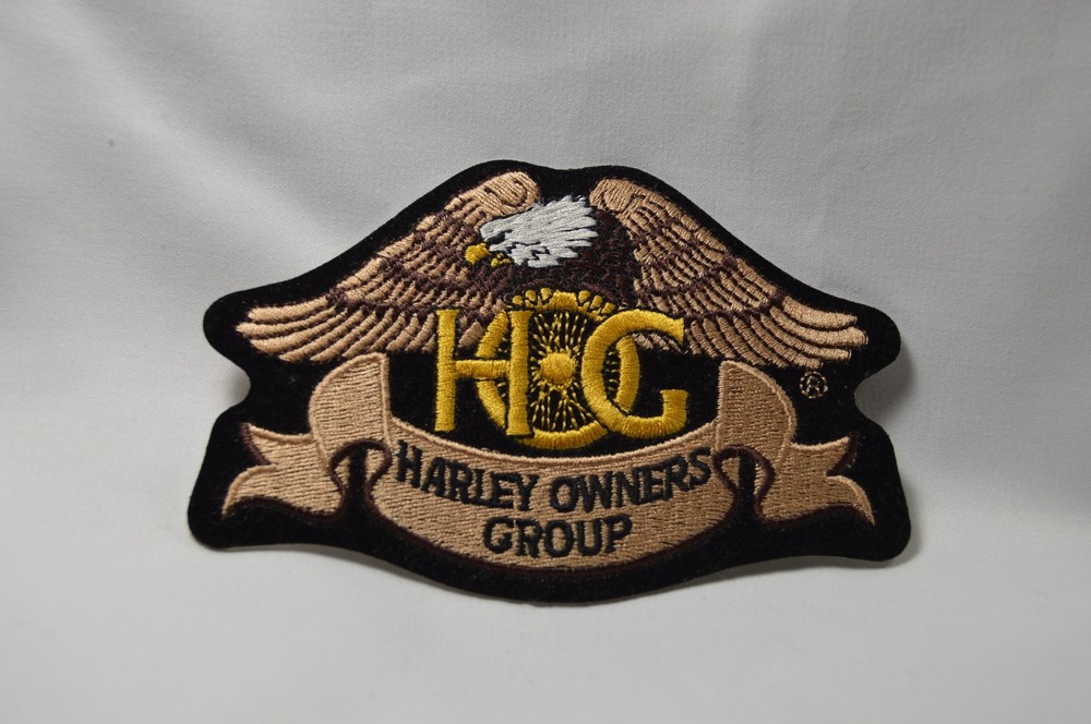 Eagle Gold Patch ~ Harley Davidson Owners Group,  H.O.G.