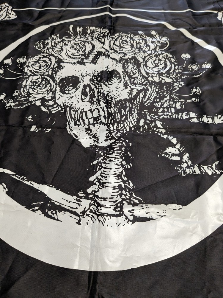 1995 Grateful Dead Jerry Garcia Printed Fabric Tapestry