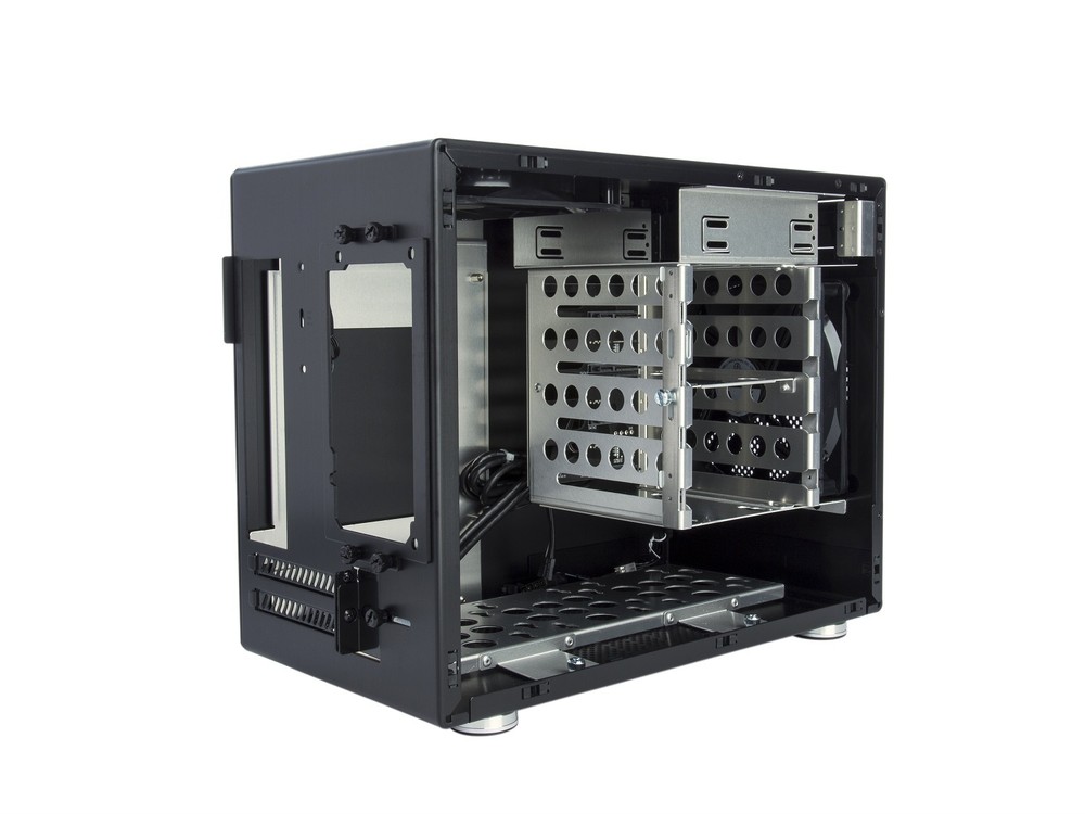 Computer Case By Integer Computers Black Aluminum Model B-18