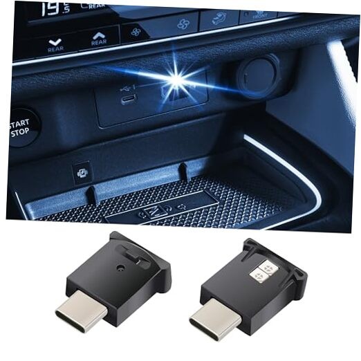 Mini USB LED Car Light, DC 5V Intelligent Interior Car Lights, TYPE-C-2