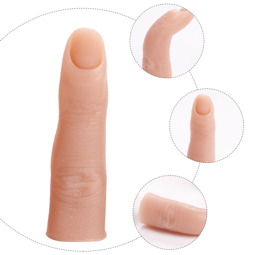 Prosthetic Finger Tips Realistic Silicone Hand Full Practice Tools Hands Fake