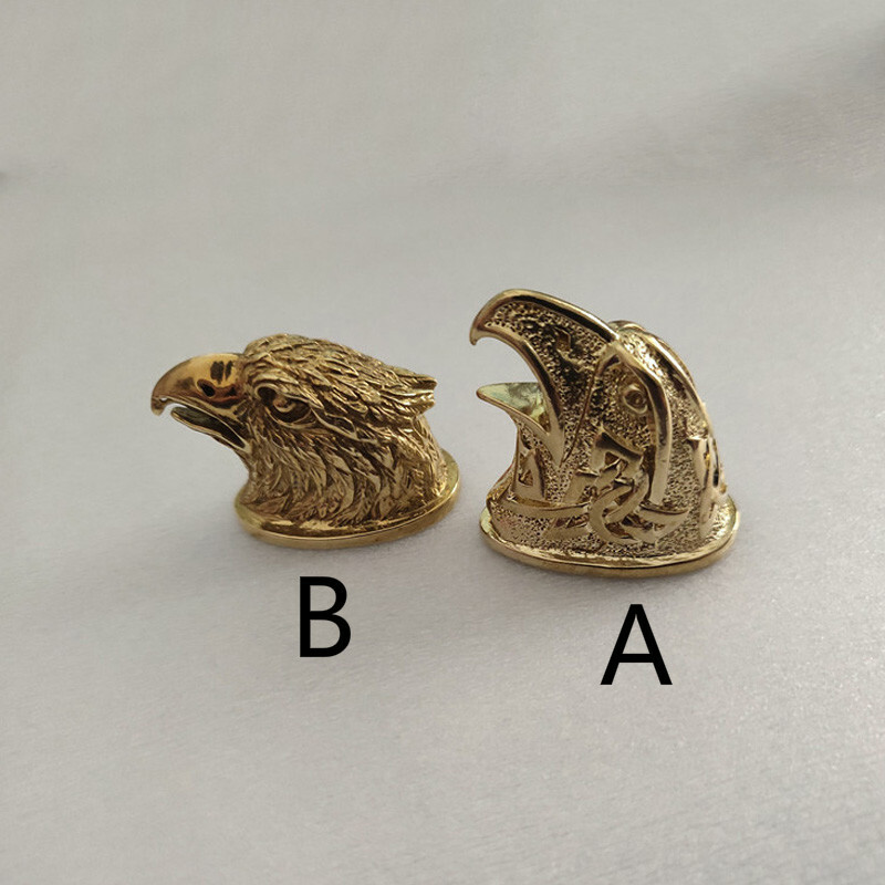 1pcs Brass Eagle Knife Pommel Bolster Finger Guard DIY for Knife Making Handle