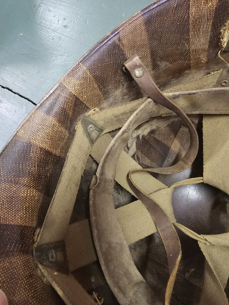 Fantastic WWII US 1LT M-1 Helmet Circa 1943