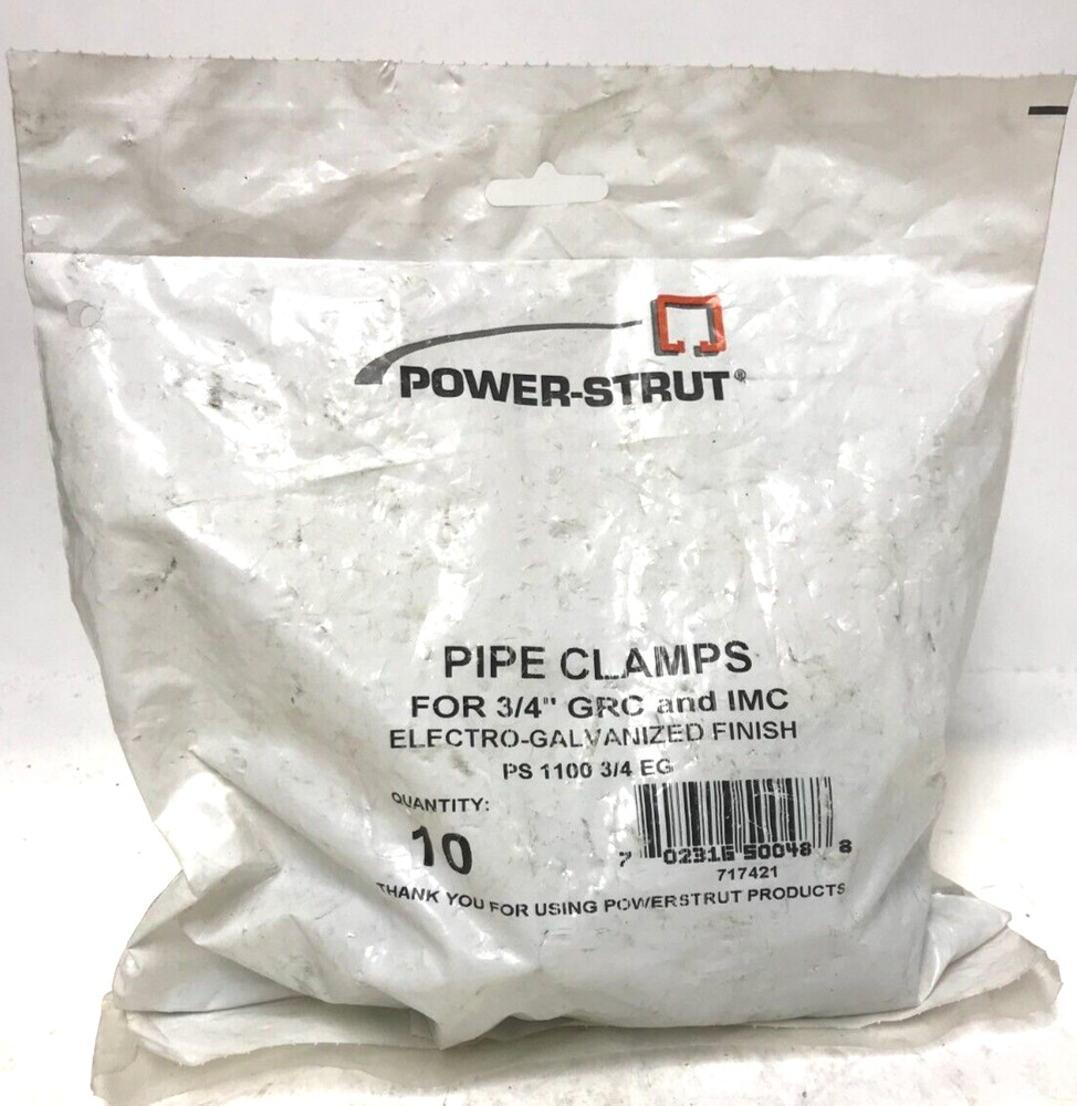 POWER STRUT PIPE CLAMPS FOR 3/4" GRC AND IMC