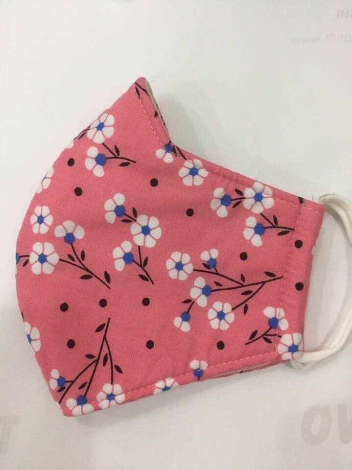 COTTON FACE MASK-WASHABLE, REUSABLE, BREATHABLE
