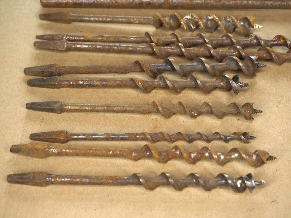 Auger bit hand brace drill bits